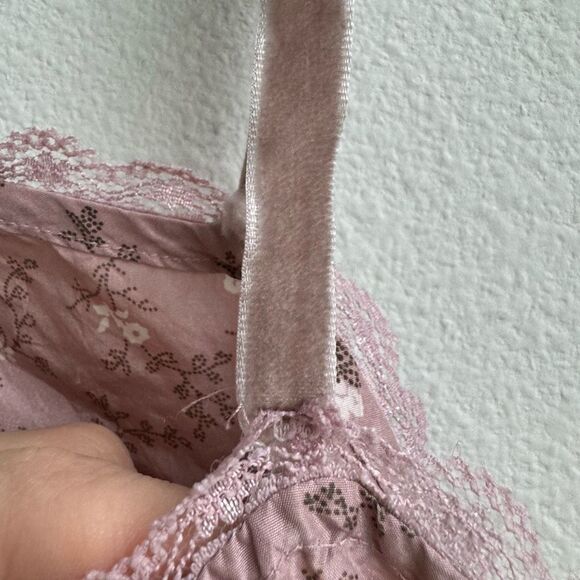 $5/$25 Vintage Tommy Hilfiger 100% Silk Floral Pink Camisole Size Large Petite - Picture 4 of 10